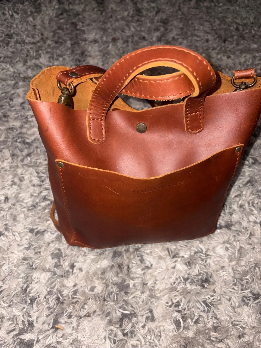 portland leather goods premium brown